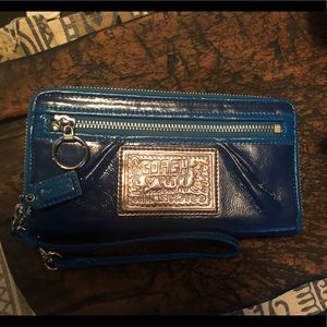 Coach Poppy Wallet Wristlet